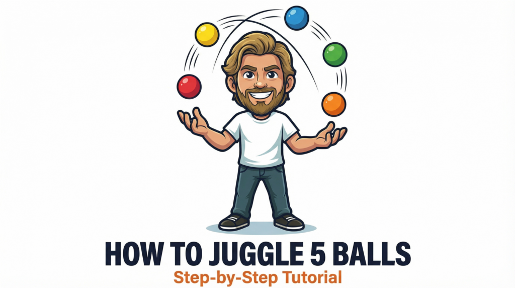 how to juggle 5 balls
