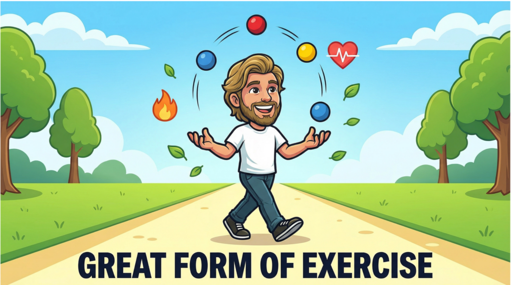 juggling as a form of exercise